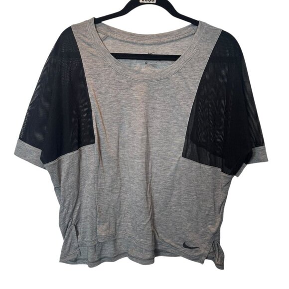 Nike Dri-FIT Mesh Panel Tee | Size M | Lightweight Workout Top - Picture 1 of 2